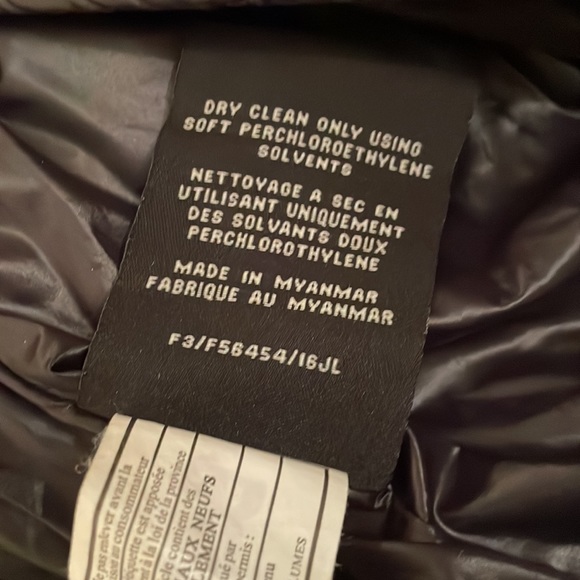 S13 black shiny duck down coat with belt - Picture 8 of 10